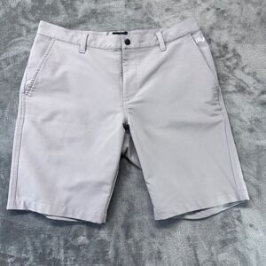 Plyr Golf Shorts Lightweight‎ Performance Flat Front Gray Size 32